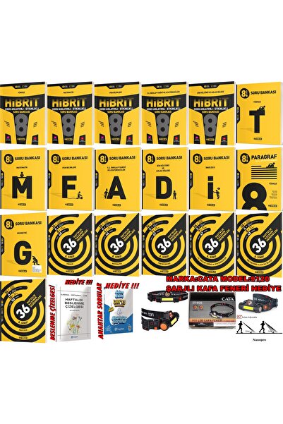 Hız Yayınları 8.sınıf lgs 2025-2026 müfredat hibrit etkinlikli konu anlatım+soru bankası+ deneme seti+3 hediye