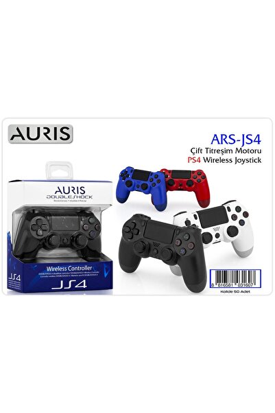 Auris AURİS JS4 Double Shock Kablosuz Oyun Kolu – PS4 / PC Uyumlu s