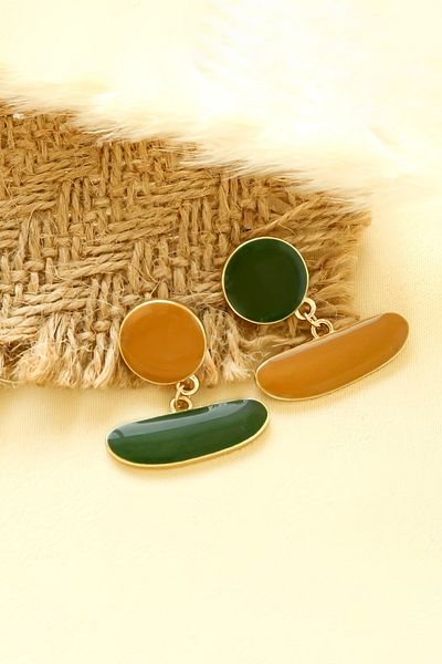 Glaren Mineli Round Dangle Women's Earrings