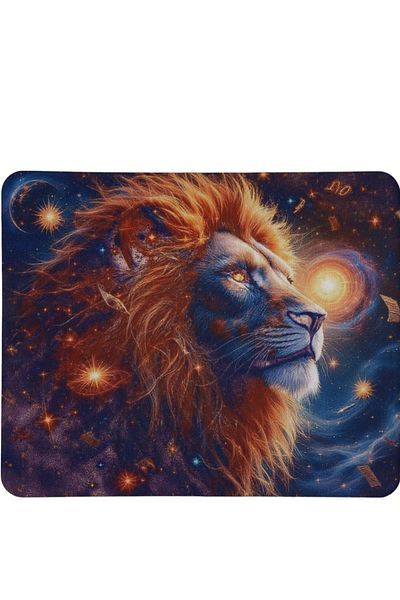 usin Leo Patterned Type Non-Slip Base Optical Computer Notebook Horoscopes Mouse Pad Mauspad 17X 21 cm