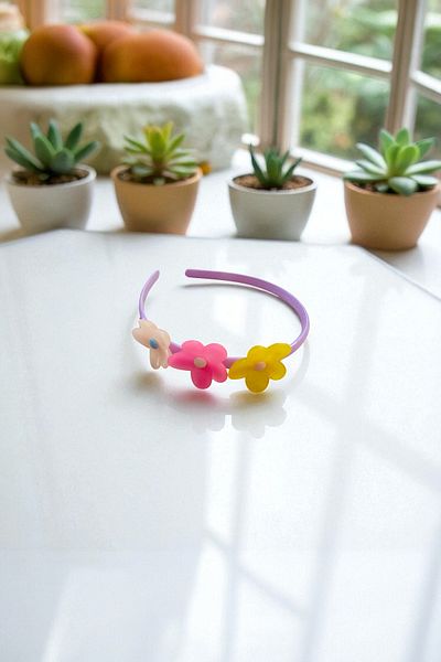 AYMETA Children's Flower Figured Crown in Bright Colors