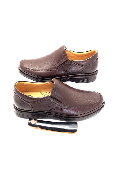Deritarz Large Size Genuine Leather Full Orthopedic Men's Shoes