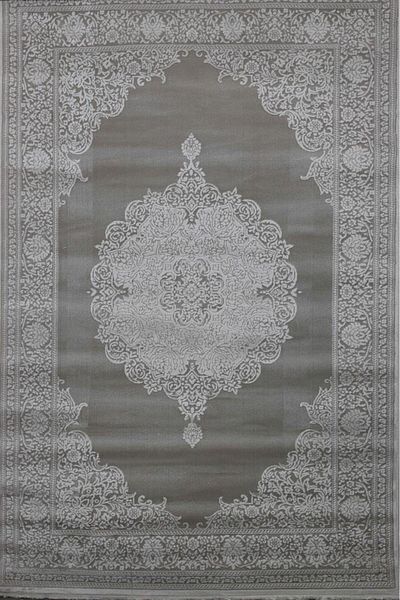 Alkaffary Al-Qafari Practical Carpet Cream-Dark Grey 2.40X3.40 cm
