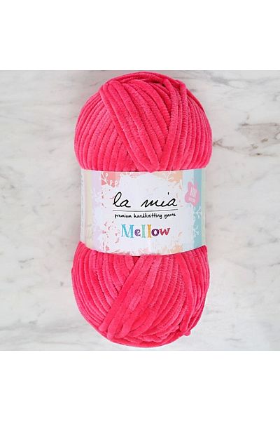 La Mia Yarn La Mia Mellow Fuchsia Hand Knitting Lanyard - 921 - 34166