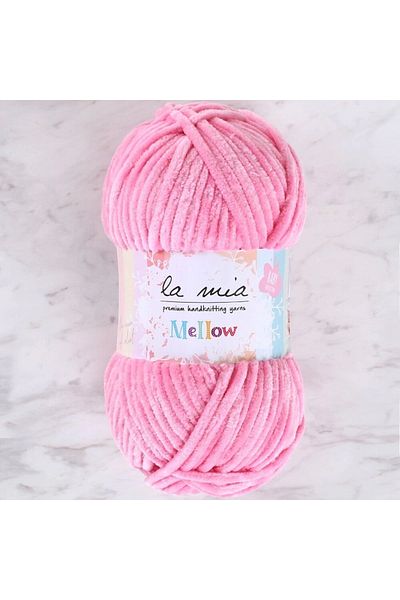 La Mia Yarn La Mia Mellow Pink Hand Knitting Lanyard - 914 - 34160