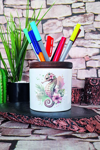 giftkonsept Επιτραπέζια θήκη για στυλό με τυπωμένο κεραμικό Its Mojito Time