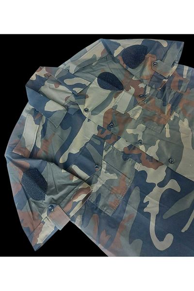 kho military design 2007 Poh Summer Shirt 100% Cotton Zero Product (Size S-M)
