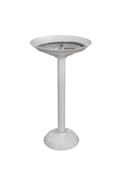 Raki White outdoor stationary ashtray RAKI 32xh61cm