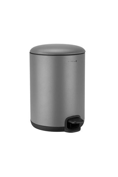Raki Bathroom pedal bin 5 liters, 21xh31 cm, gray