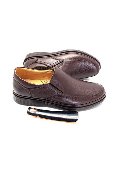 Deritarz Large Size Genuine Leather Full Orthopedic Men's Shoes