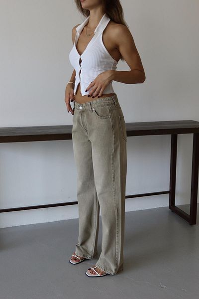 XRAY JEANS Дамски широки дънки с широки панталони тип „палацо“