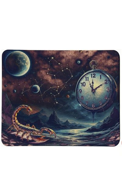 usin Scorpio Patterned Type Non-Slip Base Optical Computer Notebook Horoscopes Mouse Pad Mauspad 17X 21 cm
