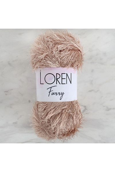 ZAYKA Loren Furry Beige Πλεκτό Σχοινί - RF053 - 34060