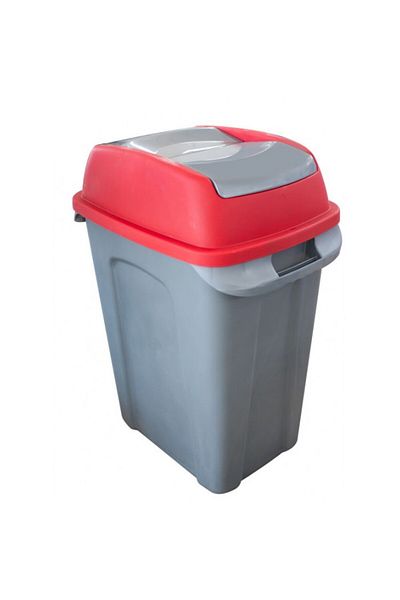 Raki RAKI ICIKALA PROFI trash can with hinged lid 70L red