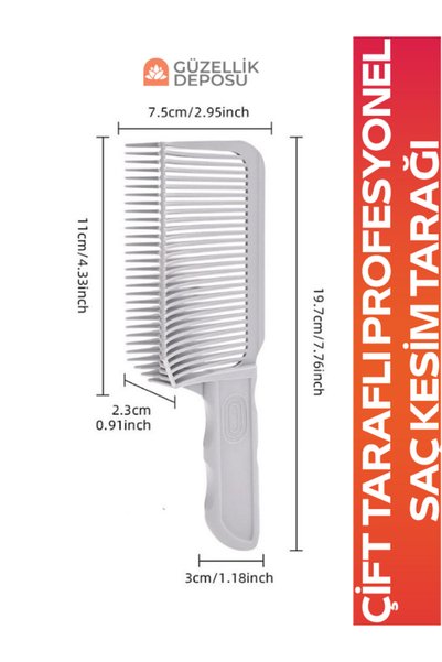 Güzellik Deposu Professional Cut Measure Adjustable Hair Cutting Comb