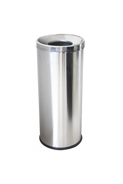 Raki Cos rotund inox gunoi pentru hotel 25xh61cm