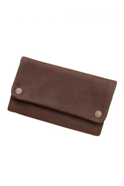 Kavatza Portofel tutun piele naturala Kavatza Pouch Cowboy Taupe Deluxe maro