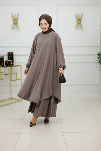 Enans Design Women's Hijab 2-Piece Set Tunic & Trousers