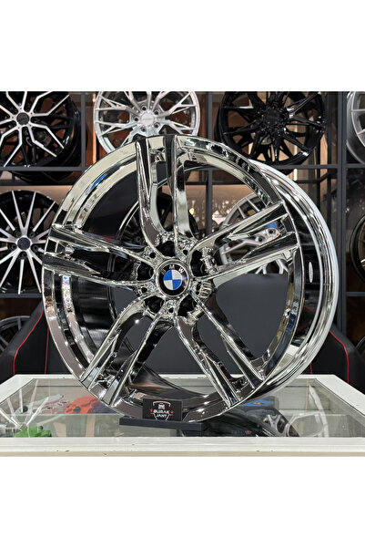 powcan BMW F10 20 İNÇ 5X120 M6 DIŞA DÖNÜK KROM JANT TAKIMI (4ADET)