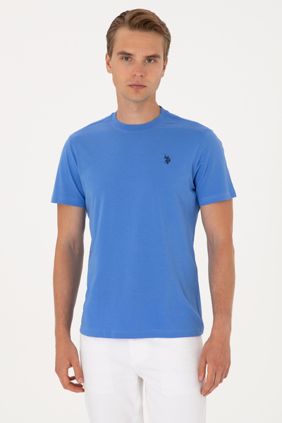 U.S. Polo Assn. Tricou pentru bărbați Regular Fit guler rotund Indigo B basic...
