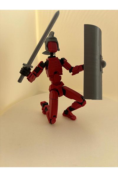 D B Morph Dummy 13 All Joints Movable Figure Toy (Legioner) + Weapons