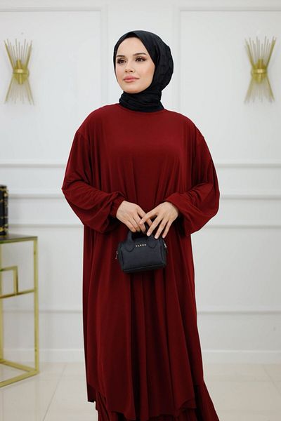 Enans Design Women's Hijab 2-Piece Set Tunic & Trousers