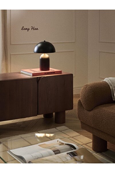 Lamp Han Mushroom Serisi Dekoratif Şık Mantar Başlıklı Masa Ve Gece Lambası