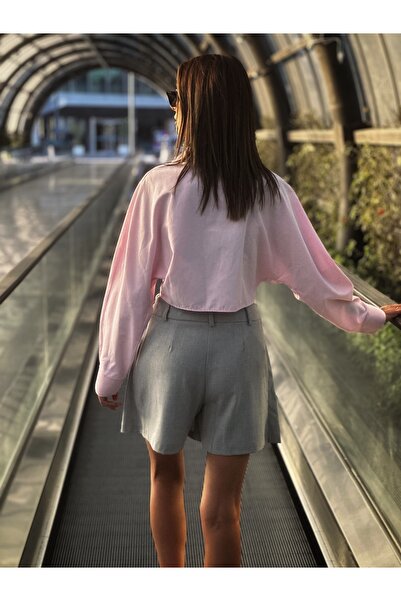 NK Gray High Waist Shorts Skirt / Tennis Club Collection