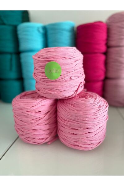 Leila Design Ață de bumbac pieptănat roz (600-650gr) - prețul este pentru 1 b...