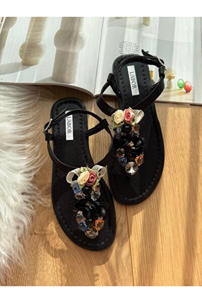 labor Selection Parmak Arası Kadın Sandalet Tam Kalıp