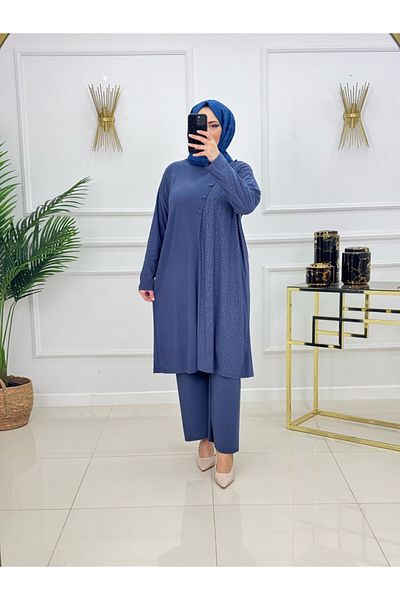 Enans Design Women's Hijab 2-Piece Set Tunic & Trousers