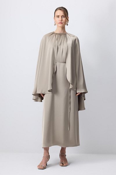 Touché Privé Peerlined Satin Dress