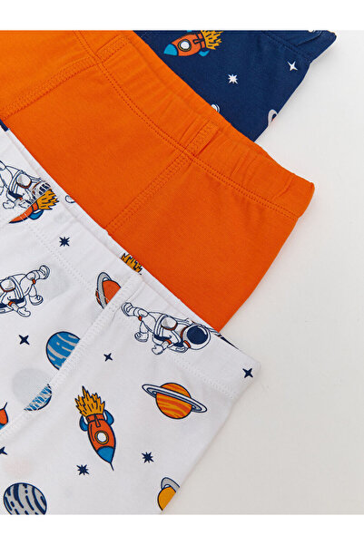 LC Waikiki Create Your Style with Uzg Store | Elastic Waistband Boys' Combed Cotton Boxer 3-Pack