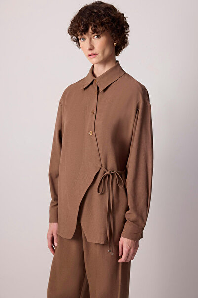 Touché Privé LACING DETAILED SHIRT PANT SET