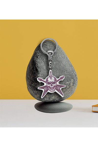 CoNotes Heavy Metal Design Keychain