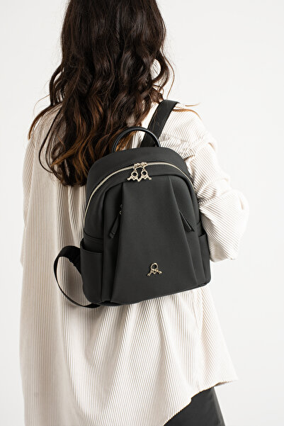 Teal Collection حقيبة ظهر نسائية مقاومة للماء