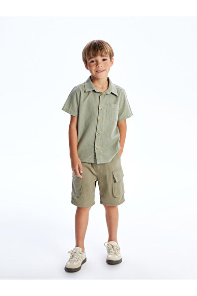 LC Waikiki Classicpocketed Boy's Poplin Shirt for Style Seekers from Uzg Store