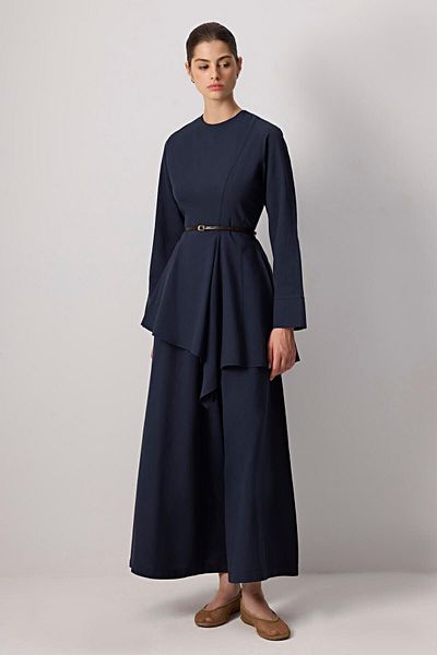 Touché Privé Belt Detailled Tunic Pants Set