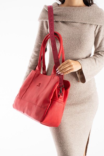 Teal Collection Soft Leather Shoulder Bag