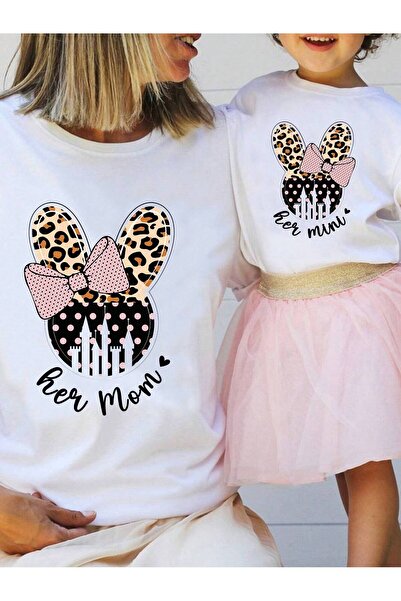 SVART WEAR Set de tricouri combinat pentru mama și fiica tricou Twin Mother Daughter Kid Mini Mom (PRET SOLITAR)