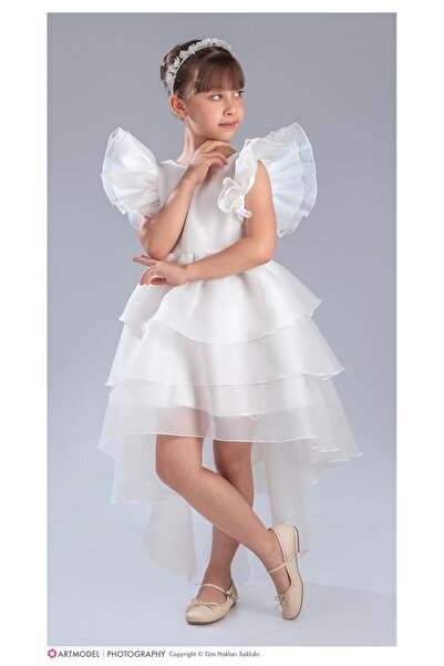Fatma Kına Fenomen Kids Kuruklu prenses model abiye
