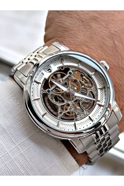 Tiger TI-592E TIGER OTOMATİK ÇELİK ERKEK SAATİ