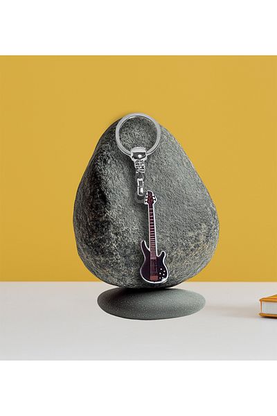 CoNotes Bass Guitar Design Keychain