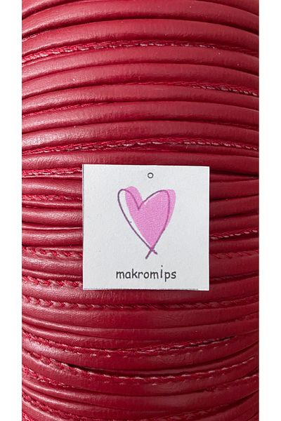 Makromİps Stitched Strobel Synthetic Leather Billets 5mm 100m (+_10) Special Design Belt Bracelet Phone Hobby Accessory