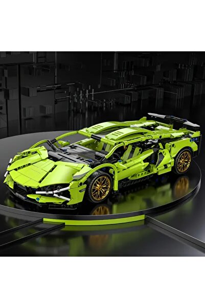 Abg مجموعة بناء سيارة سباق من 570 قطعة، سيارة سباق GT3، نموذج سيارة لتطوير الذكاء وتجميعه