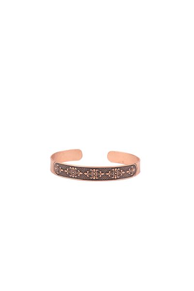 Zinnun Copper Bracelet Persian Motif P1