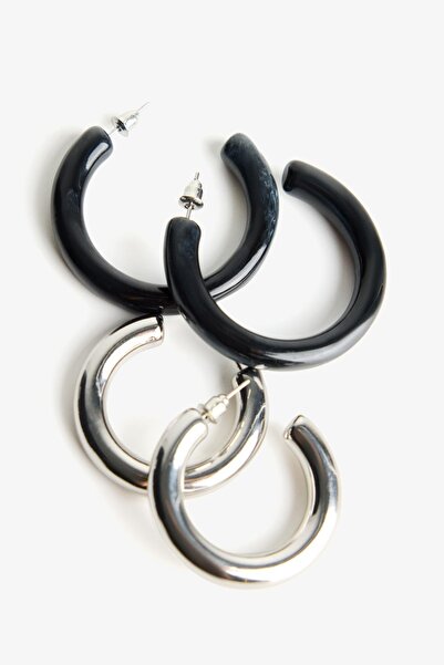 Bershka 2'li halka küpe