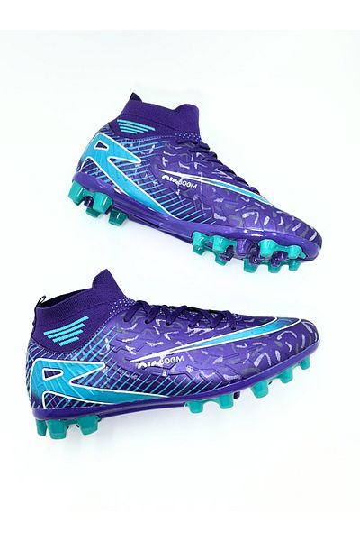 ZSHOES Cizme de fotbal Premium Turf Field cu șosete cu talpă TPU Culoare nouă