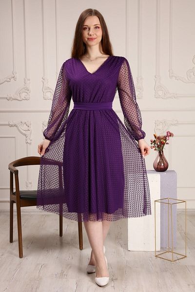 the ZKS Belted V Polka Dot Tutu Dress