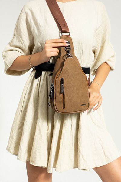 Teal Collection Canvas Unisex Body Bag Crossbody Bag Body Bag
